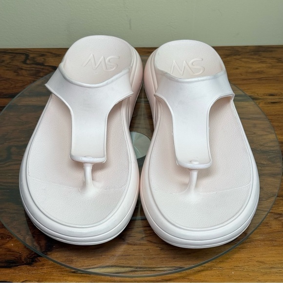 Stuart Weitzman Women Stuflex T-Strap Slide Sandals Size 7 - Picture 7 of 15